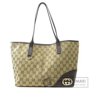 Gucci Britt Tote Shoulder Bag Brown